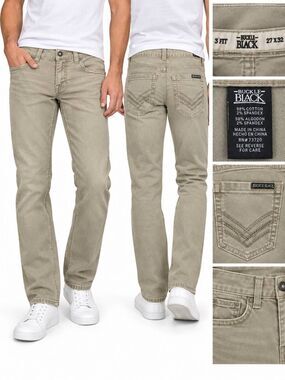 Buckle Black 3 Fit Jeans Women’s 27x32 Beige Stretch